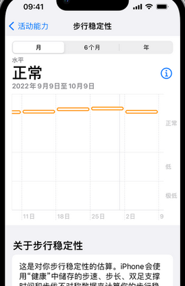 达尔罕茂明安联合iPhone手机维修如何在iPhone开启'步行稳定性通知'