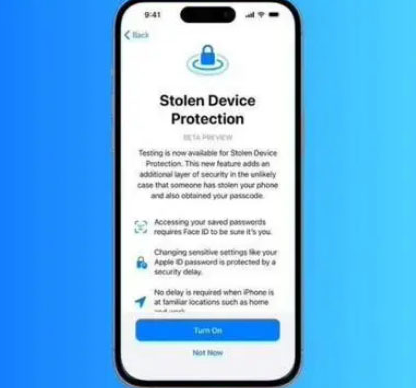 达尔罕茂明安联合苹果授权维修店分享被盗设备保护功能开启方法 