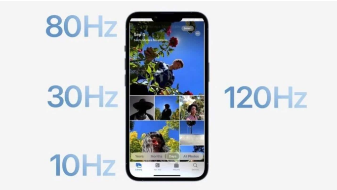达尔罕茂明安联合苹果14维修分享iPhone 14有高刷吗 